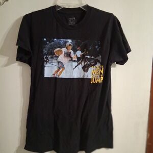 White Men Can't Jump Shirt Retro Woody Harrelson T-shirt Black Tee M GUC